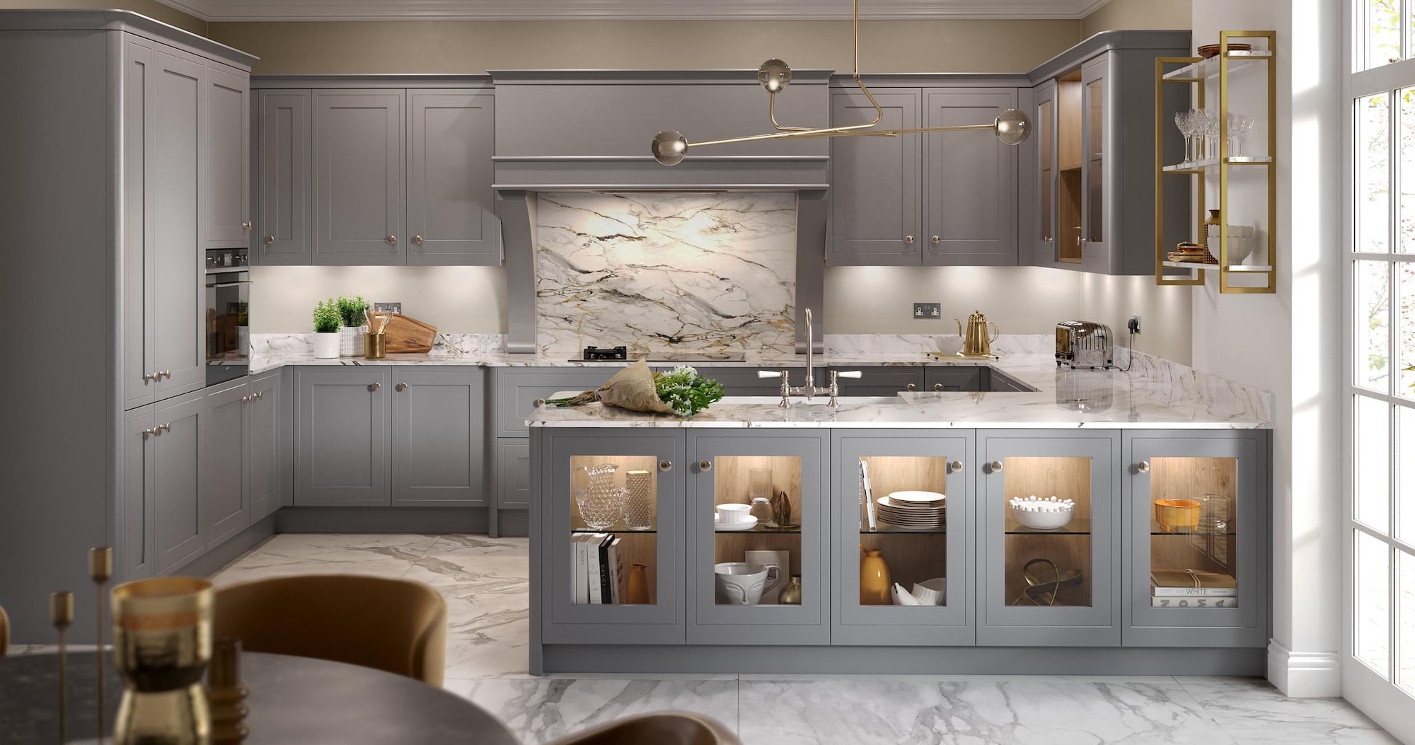 Grey luxury kitchen