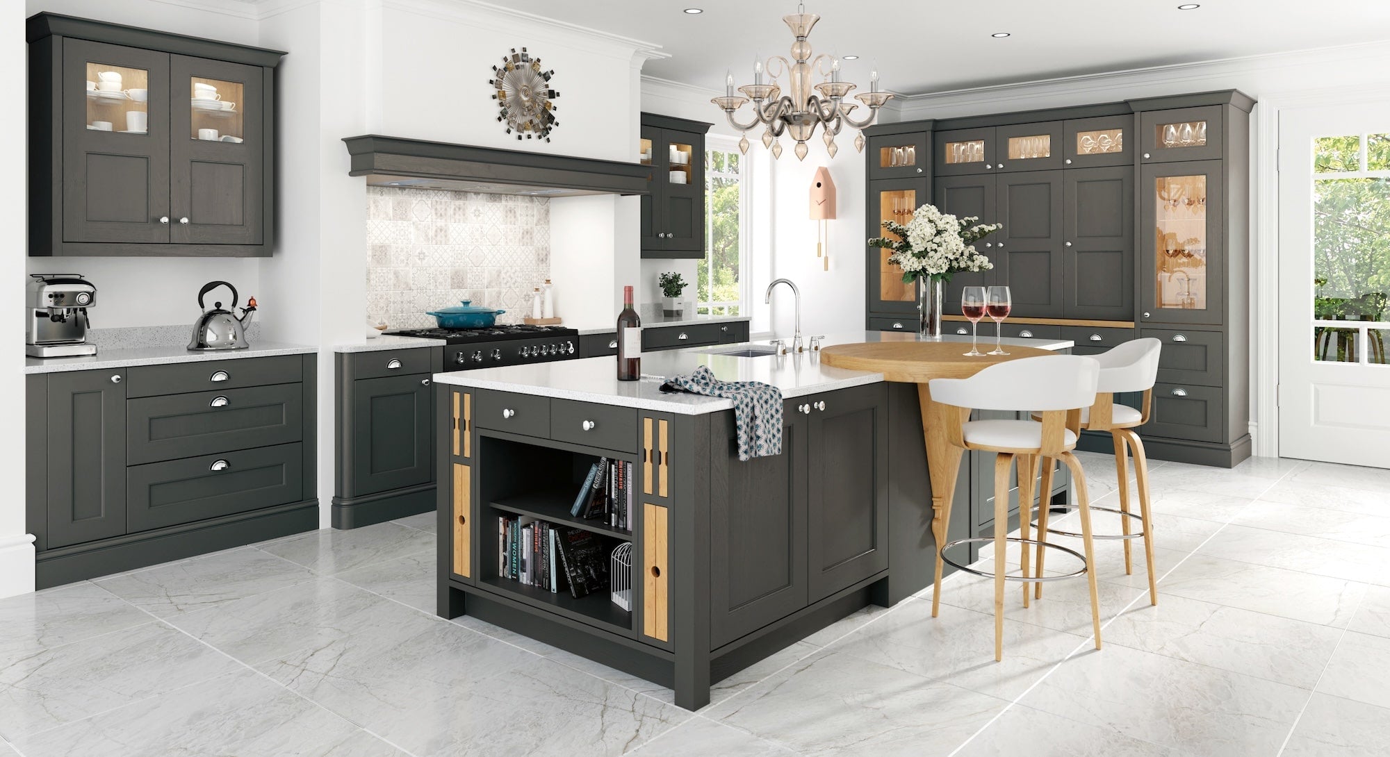 Bespoke traditional kitchen with island